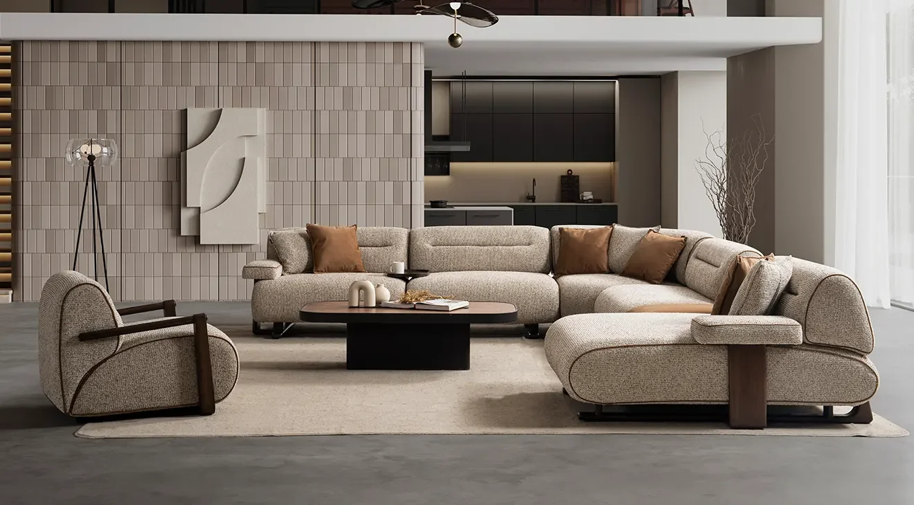 Vogg Modern Köşe Koltuk Takımı