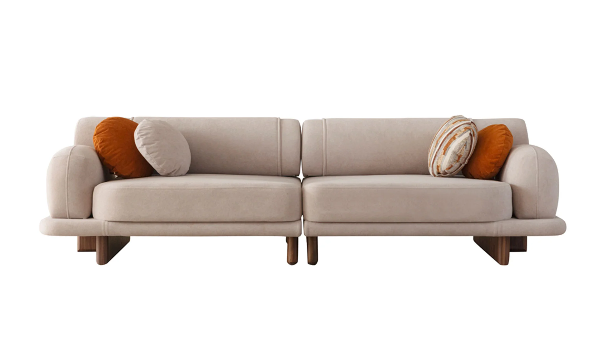 Voyage Kanepe - Krem Turuncu