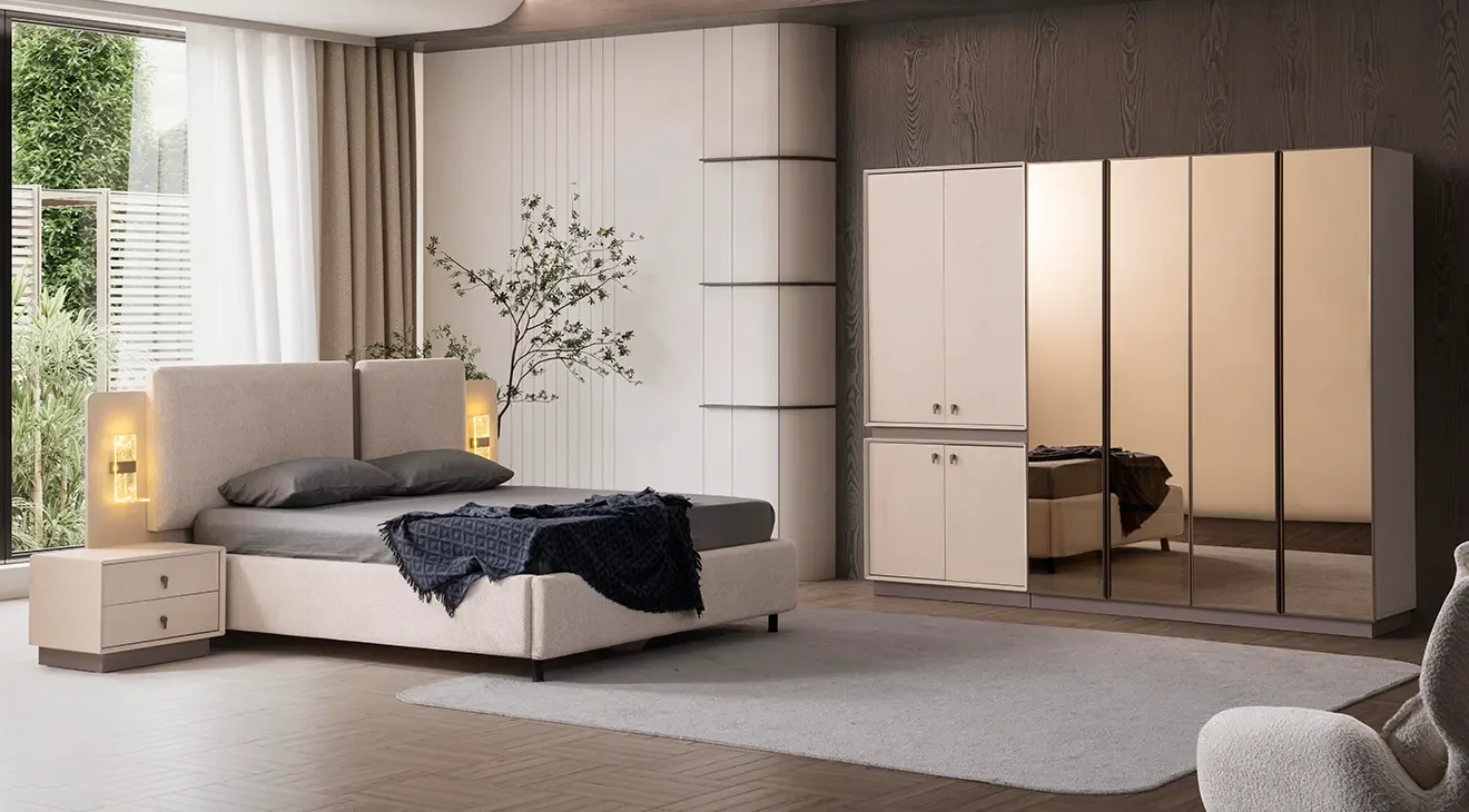 Yakut 6 Kapaklı Yatak Odası Takımı