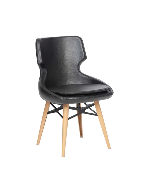 Zaga Sandalye Ahşap Ayak