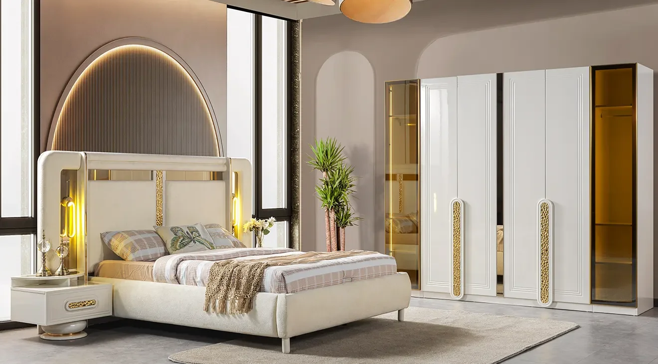 Zara 6 Kapaklı Modern Yatak Odası Takımı