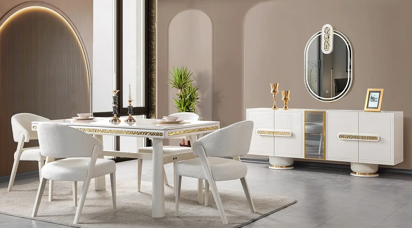 Zara Modern Yemek Odası Takımı