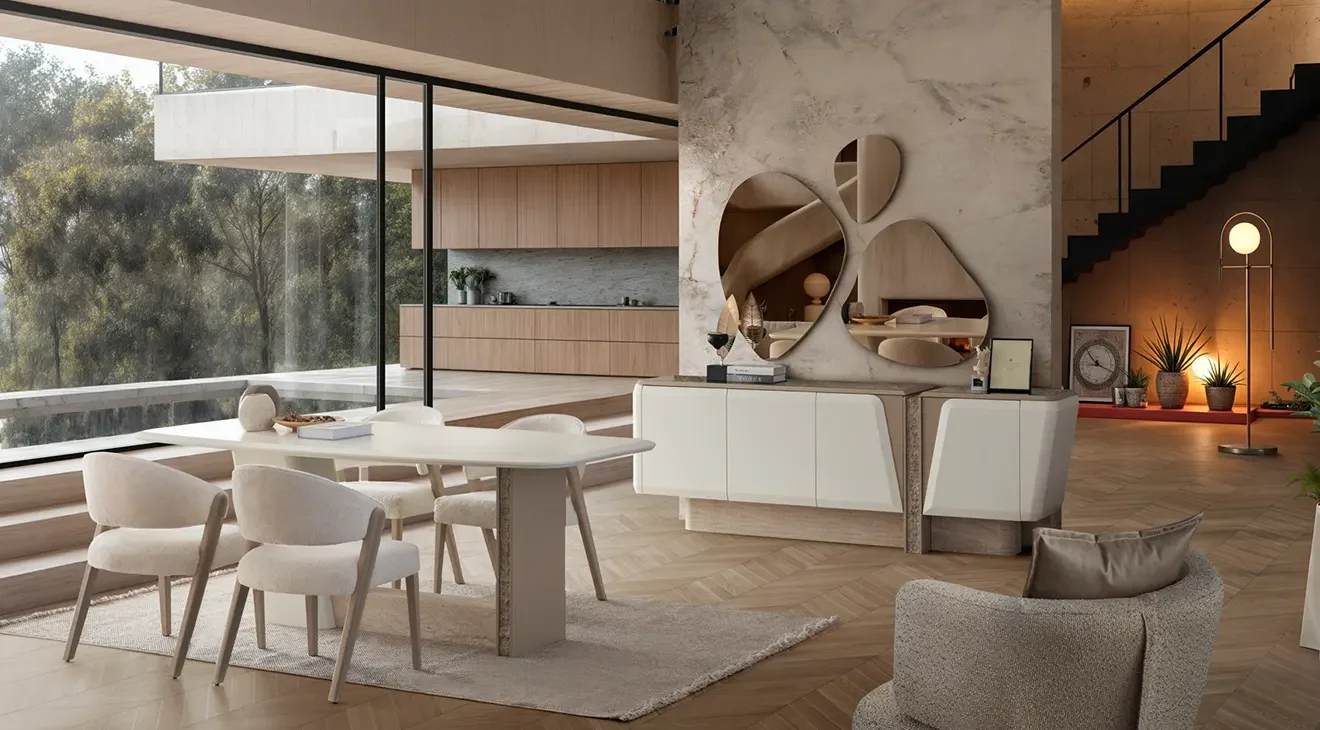 Zen Aytaşı Modern Yemek Odası Takımı