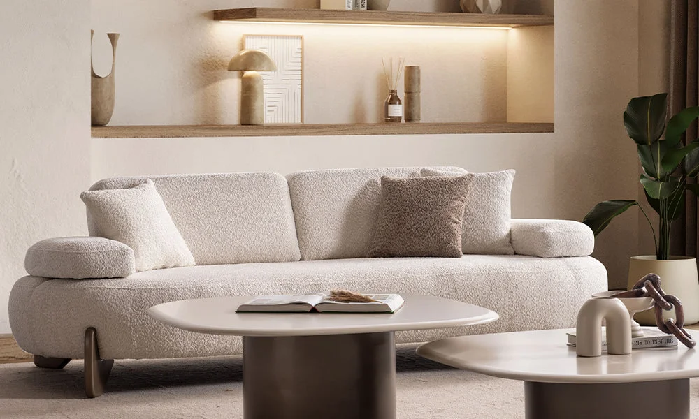 Zen Modern Üçlü Koltuk