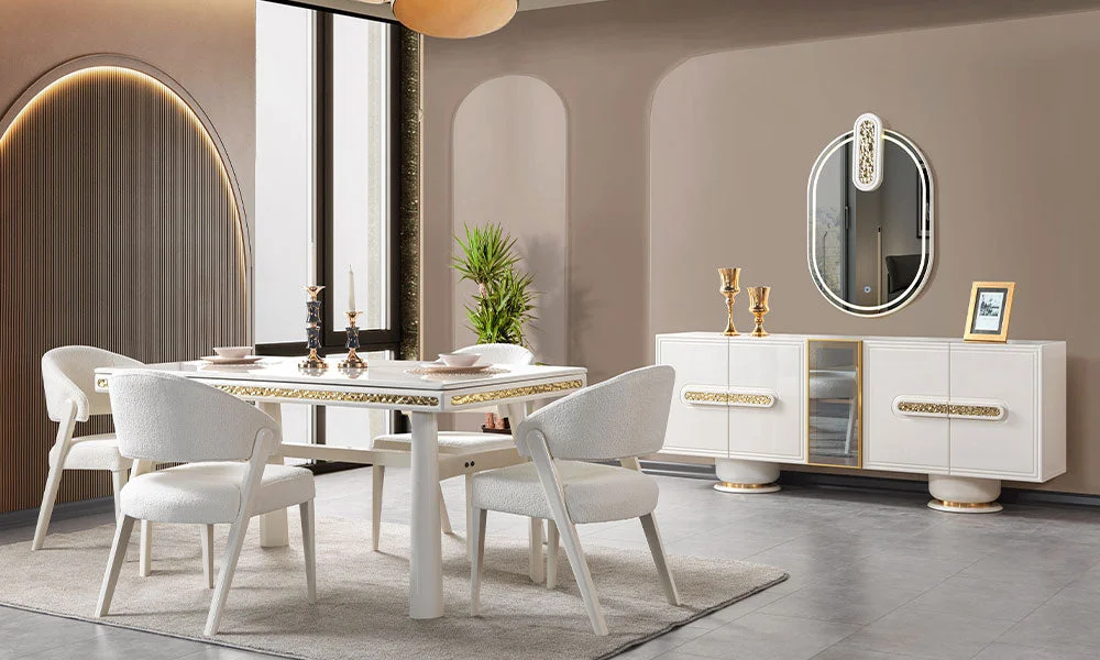 Zero Luxury Yemek Odası Takımı