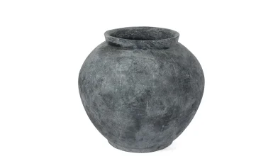 Antrasit Eskitme Seramik Küp 36x36 cm