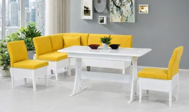 Aras Mutfak Köşe Takımı Sarı