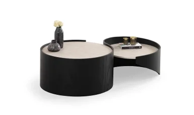 Atlantis Black Orta Sehpa