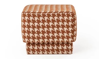 Aura Linen Kare Puf