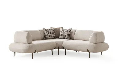 Candy Modern Mini Yataklı Köşe Koltuk Takımı (235 x 235cm)