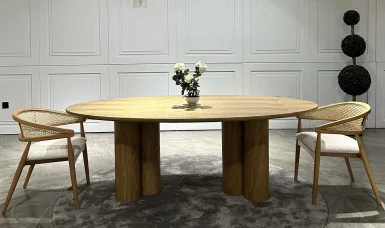 Flora Meşe Yemek Masası