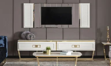 Gloria Metal Ayaklı TV Ünitesi