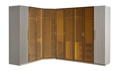 Gold Line Modern Köşe Gardrop