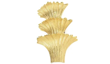 Gold Zambak 3 Katlı Aplik