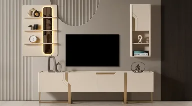 Guess Metal Ayaklı Tv Ünitesi