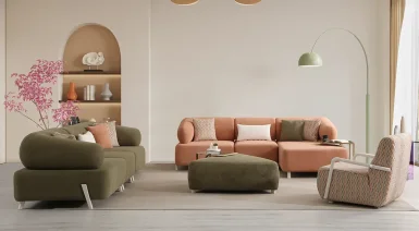 İlyora Kanepeli Köşe Koltuk Takımı