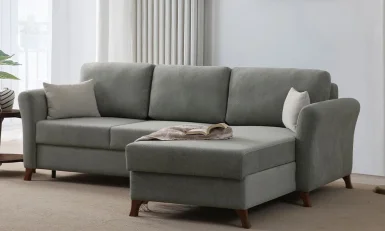 İnci Modern Yataklı Bazalı Köşe Koltuk Takımı