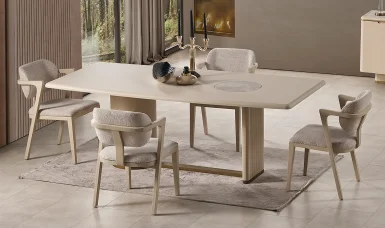 Kuvars Yemek Masası