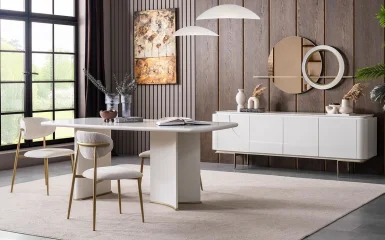 Marble Yemek Odası Takımı