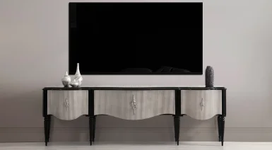 Maserati Ahşap Ayaklı Tv Ünitesi