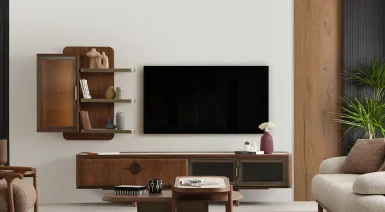 Mozart Ahşap Ayaklı Tv Ünitesi