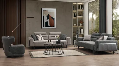 Oslo Gri Modern Koltuk Takımı