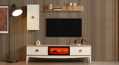 Silva Ahşap Ayaklı Tv Ünitesi