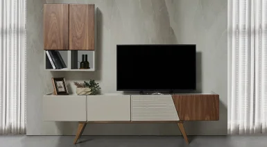 Trend Ahşap Ayaklı Tv Ünitesi