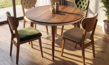 Vera Yuvarlak Mutfak Masa Takımı