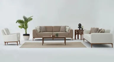 Violet Yataklı Modern Koltuk Takımı