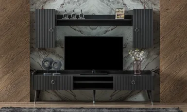 Zen Antrasit Modern Tv Ünitesi