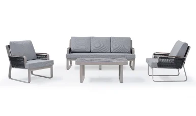 Arven Bahçe Koltuk Takımı - Gri Antrasit