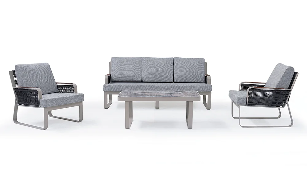 Arven Bahçe Koltuk Takımı - Gri Antrasit