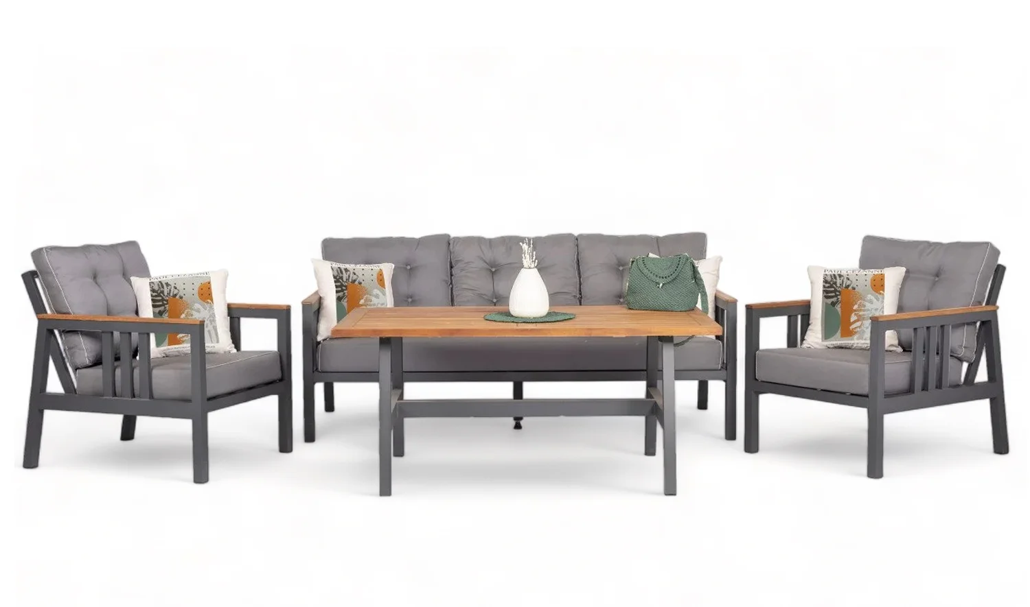 Falcon Bahçe Koltuk Takımı - Gri