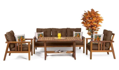 Falcon Bahçe Koltuk Takımı - Kahve