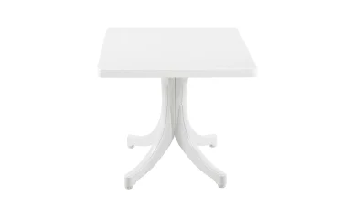 Favori White Table 80x80