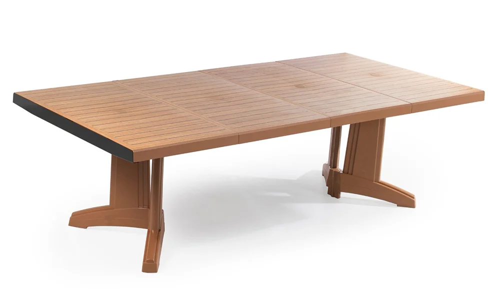 Katar - 2 Teak Ah?ap Dekorlu Masa