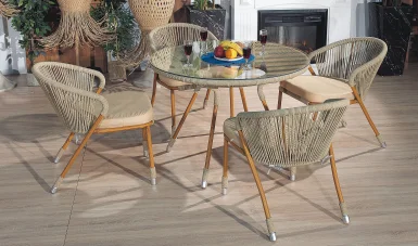 Mirabilis Bahçe Masa Takımı - Kahve