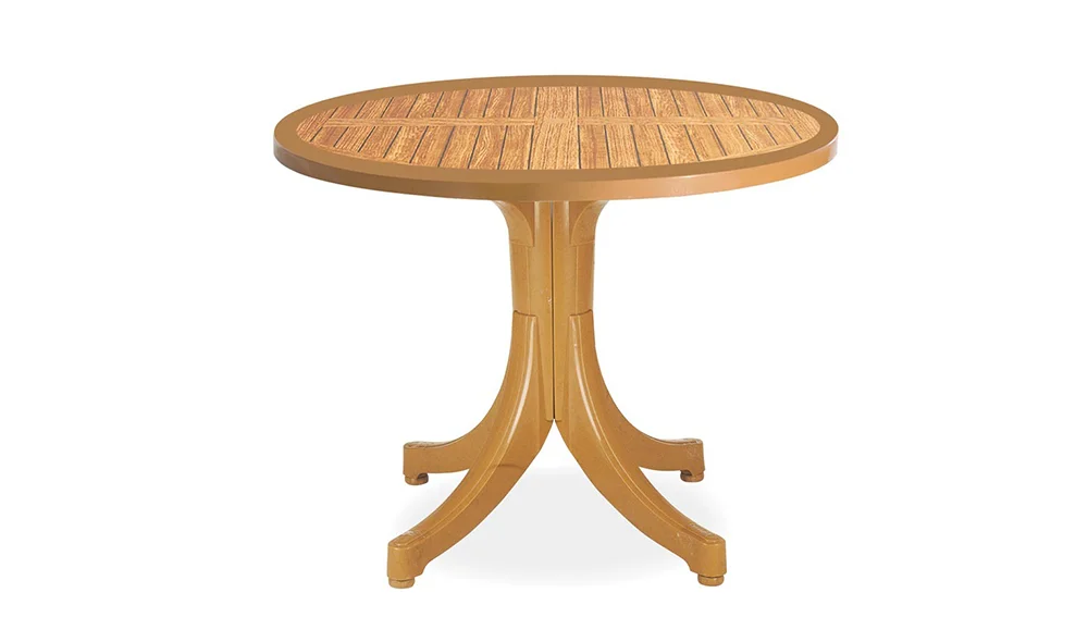 Pera 90 Teak Ah?ap Dekor Masa