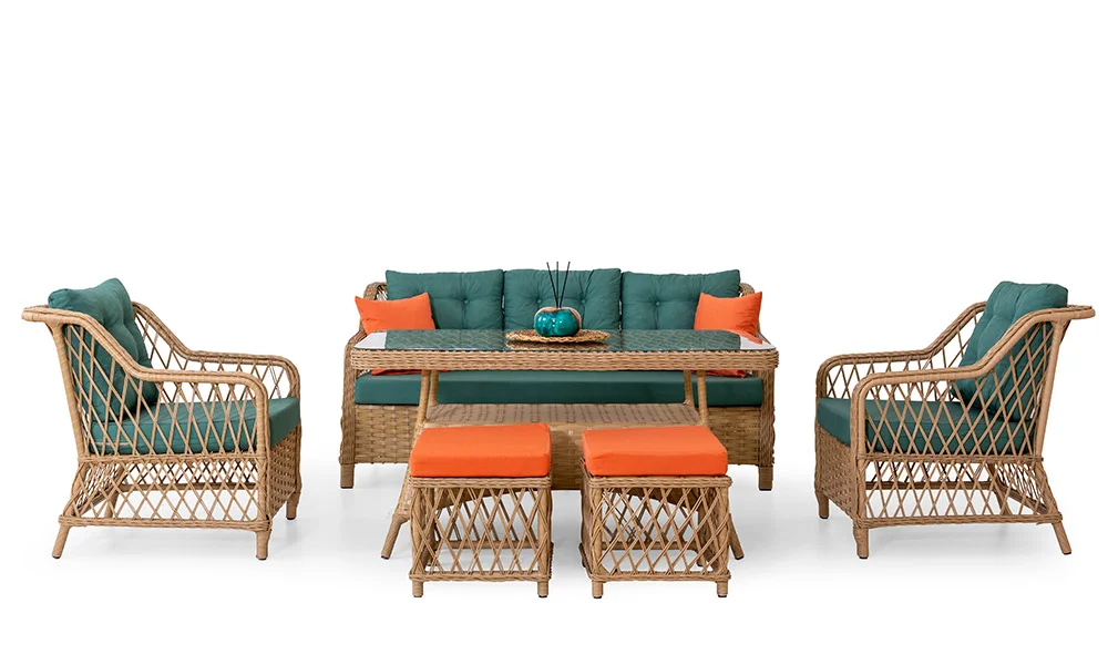 Seremoni Bahçe Masa Takımı - Cappuccino