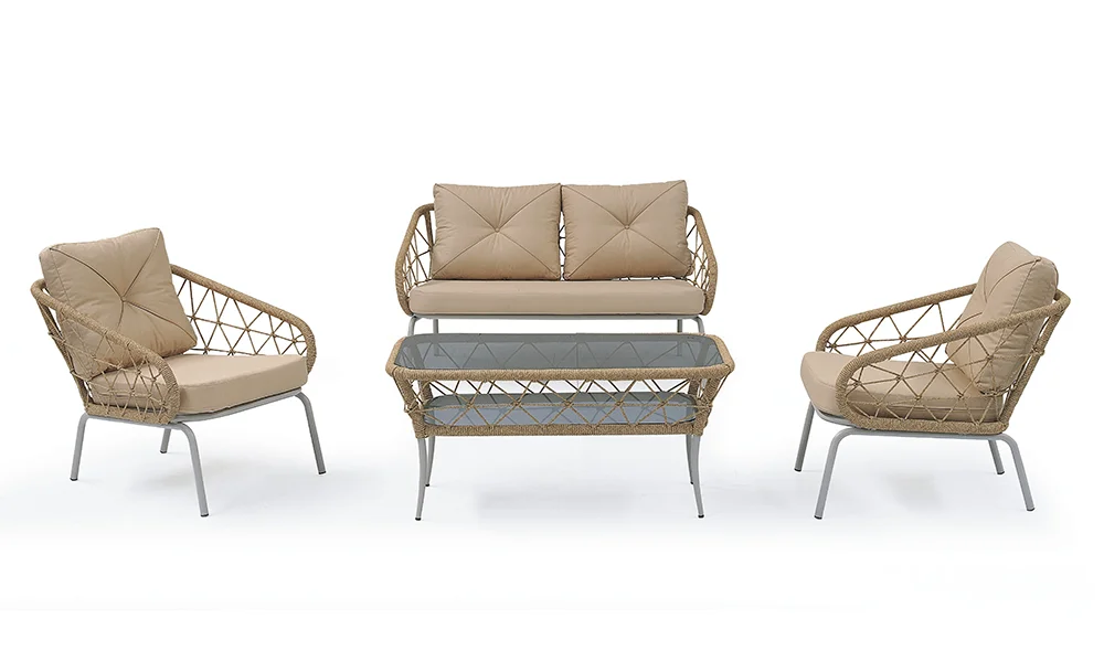 Yedimavi Bahçe Koltuk Takımı