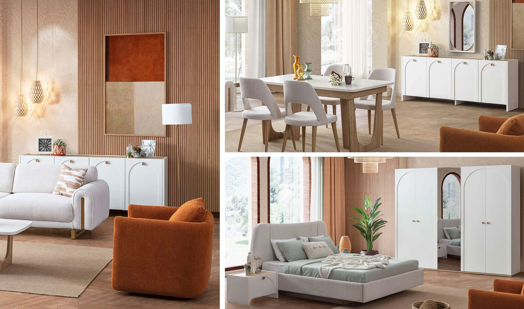 Lenora Düğün Paketi - Beyaz