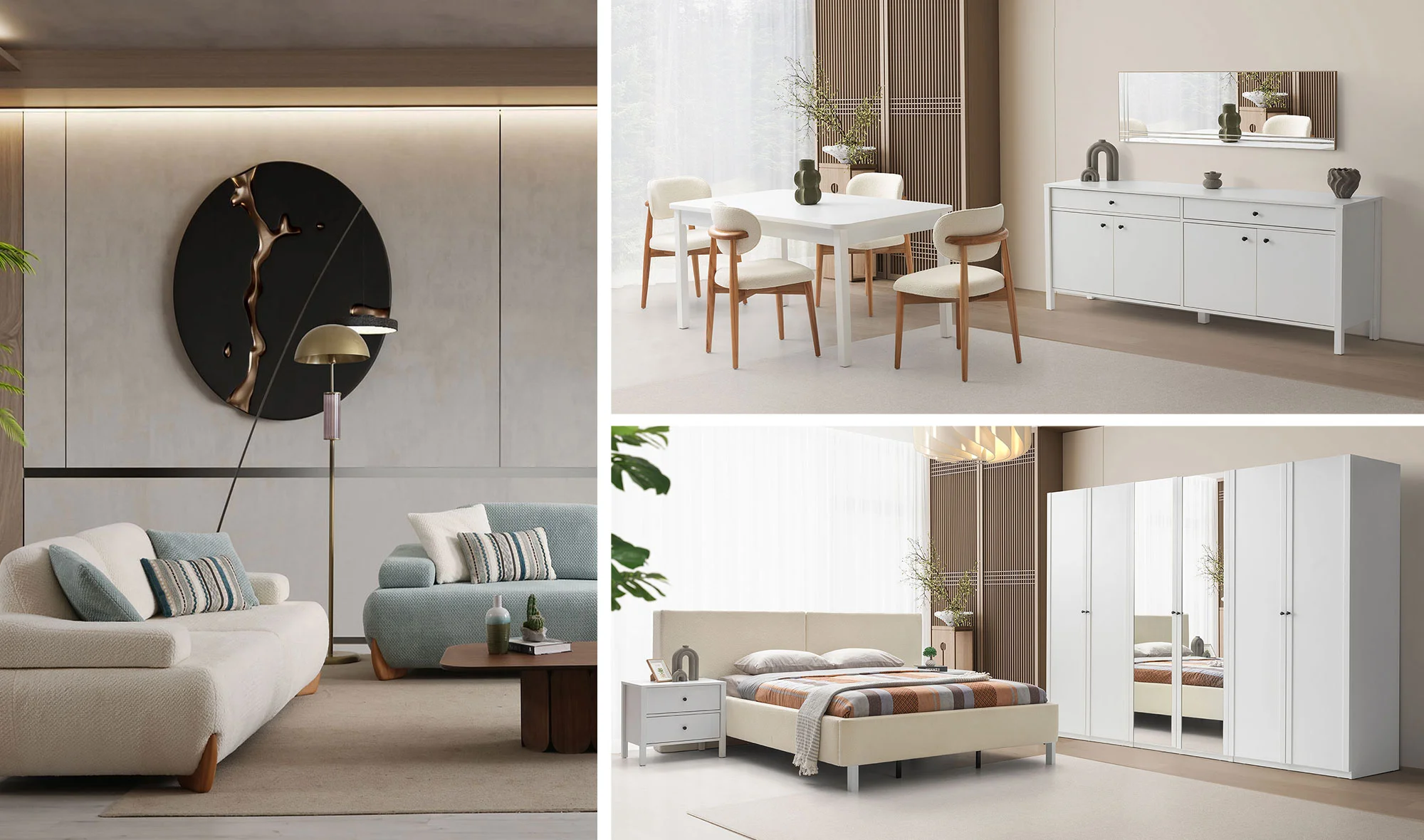 Vienza Düğün Paketi - Beyaz