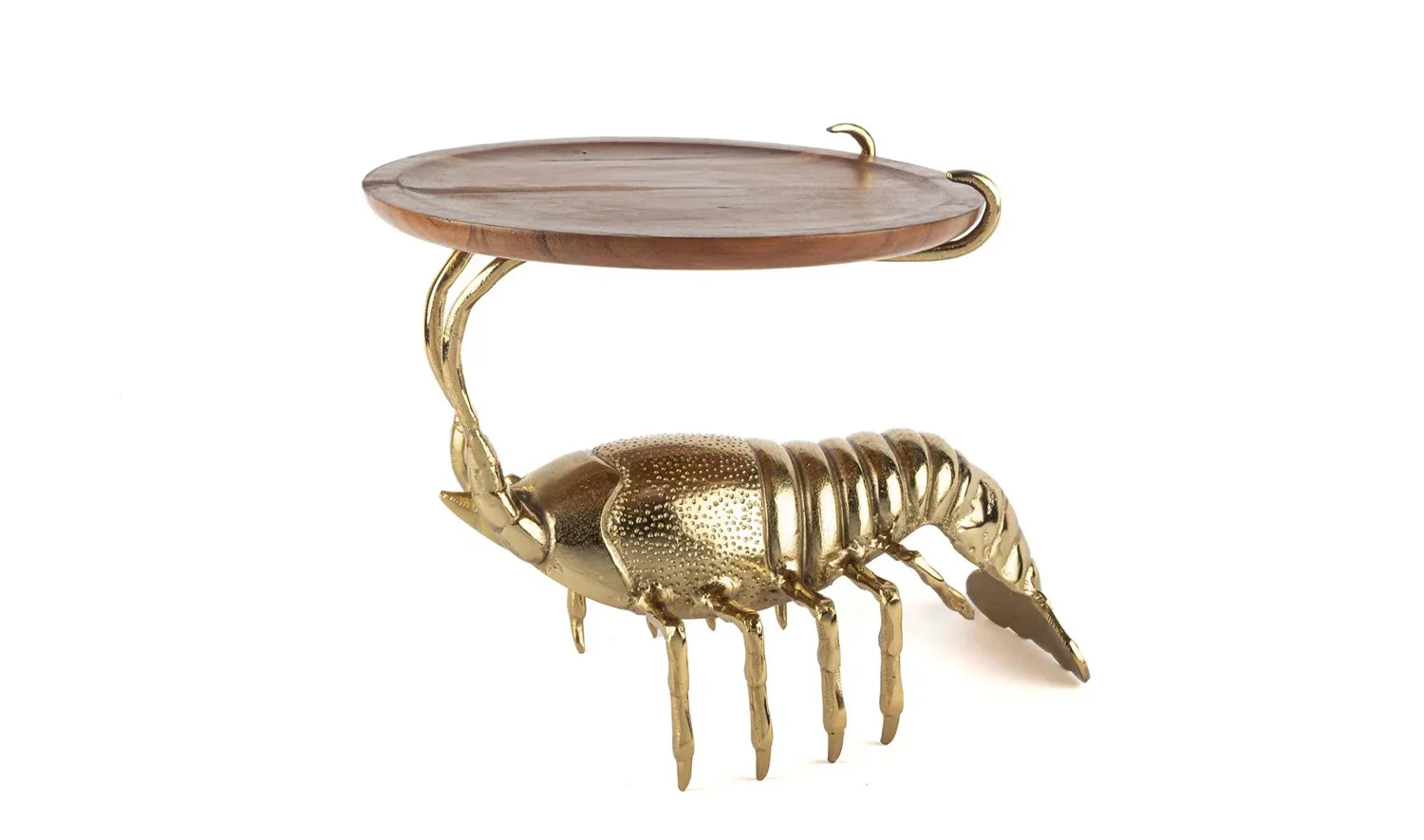 Gold Istakoz Metal Ayakl? Dek Tabak