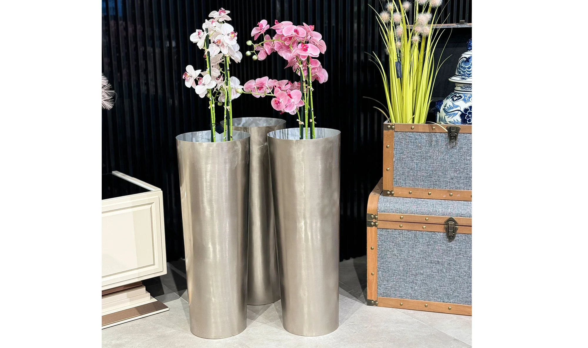 Gümüş Üçlü Uzun Saks? Seti