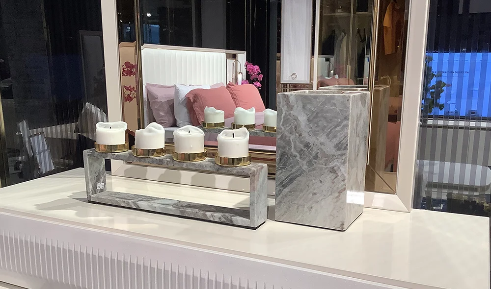 İkili Mermer Desenli ?amdan - 20262