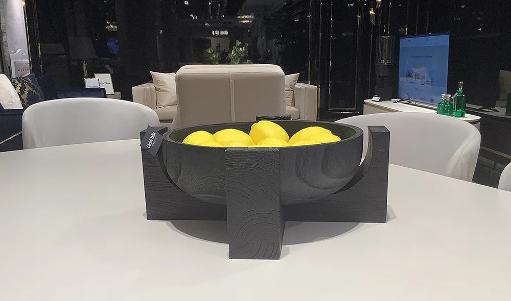 Siyah Dekoratif Sunumluk - 20332