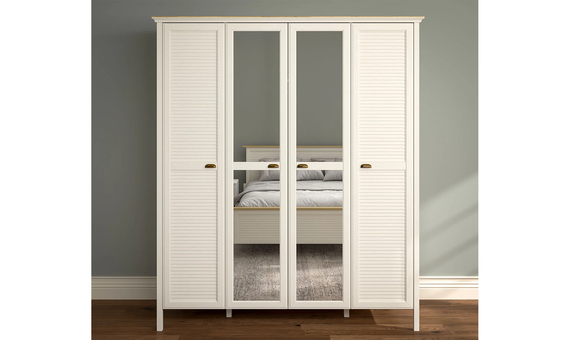 Atlantis 4 Kapılı Gardrop - Ask?l?