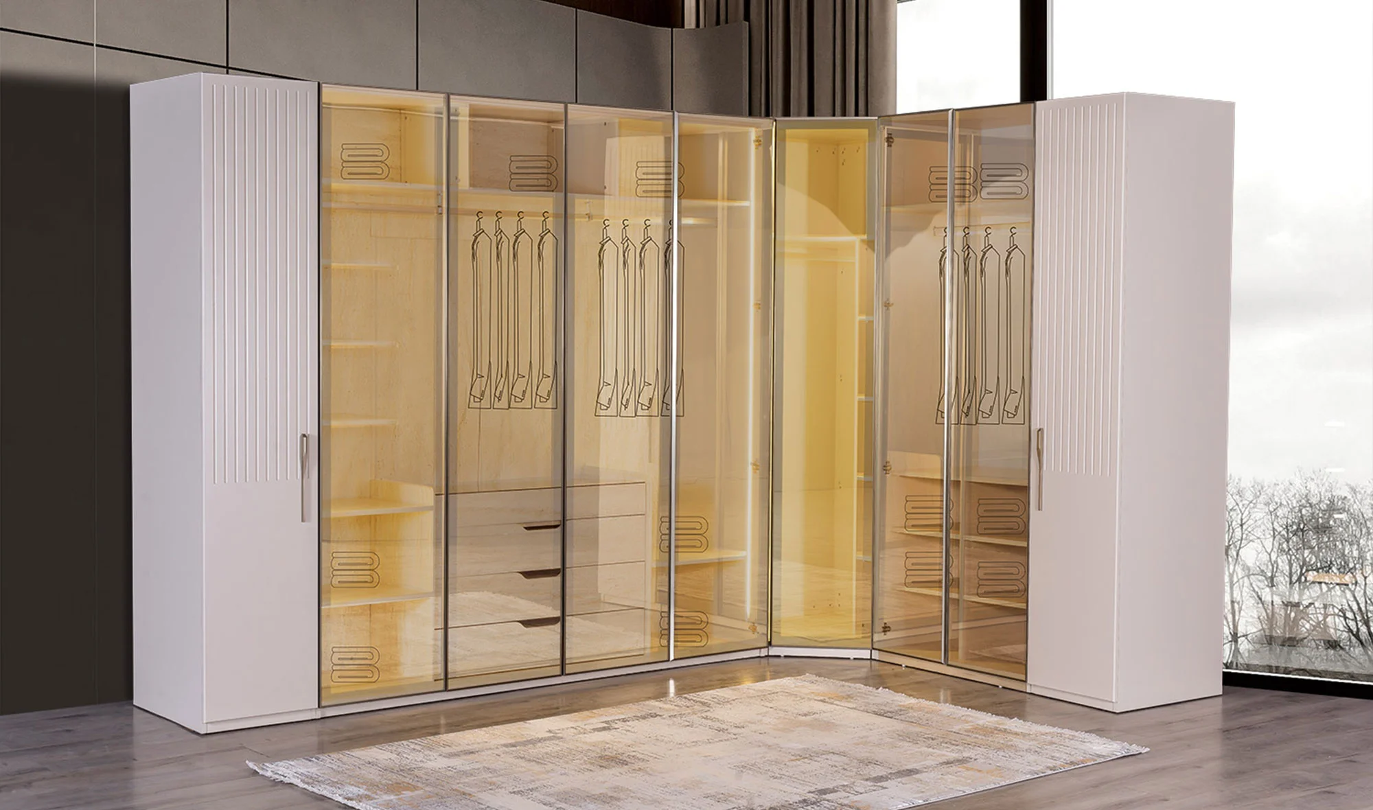 Avrasya Gardrop - Köşe Dolapl?