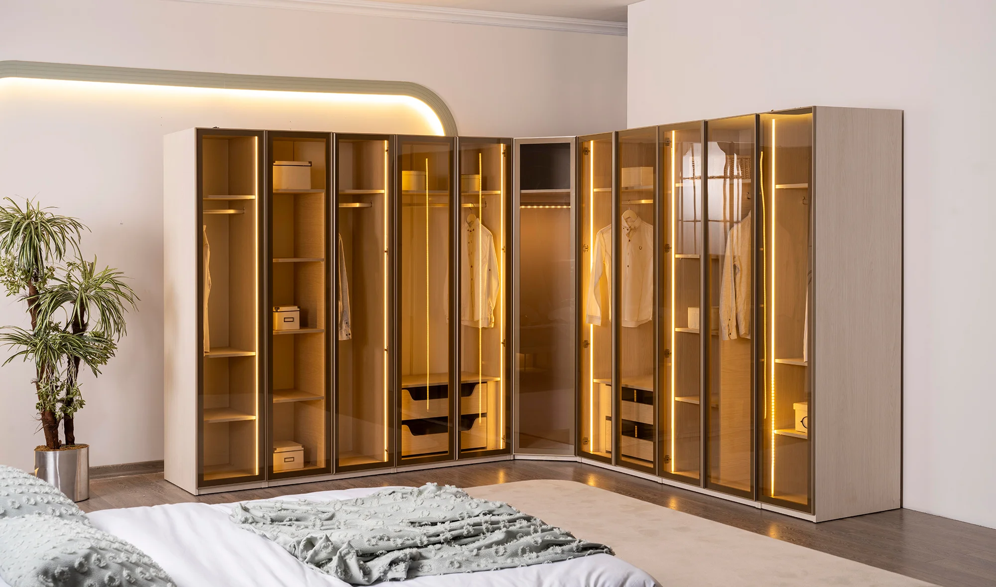 Denrose Köşe Gardrop